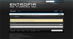 Desktop Screenshot of entropiaforum.com