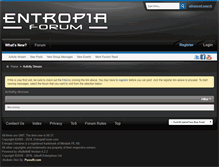 Tablet Screenshot of entropiaforum.com